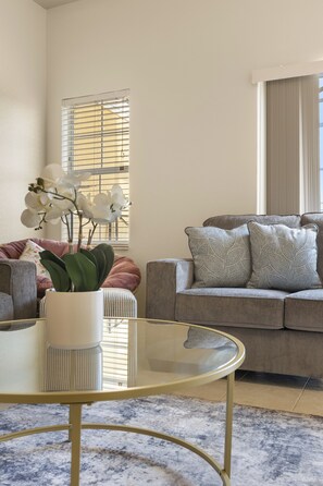 TV - Charming & Gorgeous Lake views 3+2.5 townhome Washer Dryer AC Wi free parking (Kissimmee)