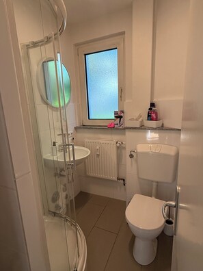 Free toiletries, hair dryer, towels, soap