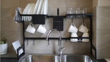 Departamento | Cocina privada | Cafetera y tetera y tostadora
