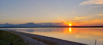   Duck Lake private, fenced, waterfront home near Glacier National Park.