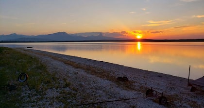 Duck Lake private, fenced, waterfront home near Glacier National Park.