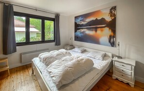 4 chambres, lit parapluie
