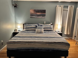 4 slaapkamers, een strijkplank/strijkijzer, wifi, beddengoed