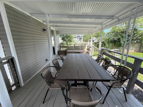 Your Farmingdale Escape: 5BR, 2BA Home with Backyard & Prime Location