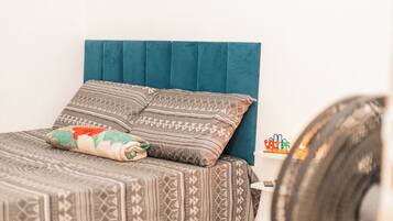 1 間睡房、熨斗/熨衫板、Wi-Fi、床單