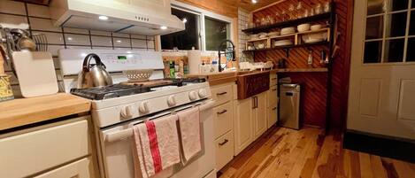 Microwave, oven, stovetop