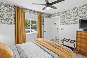 1 soverom, strykejern/-brett, wi-fi og sengetøy