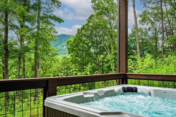 Bain à remous extérieur