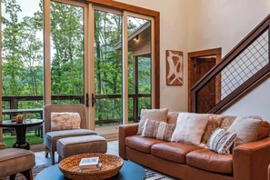 TV, fireplace, video games, stereo