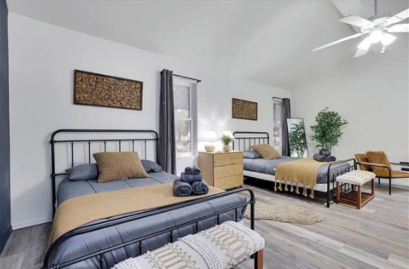 3 habitaciones, wifi y ropa de cama 