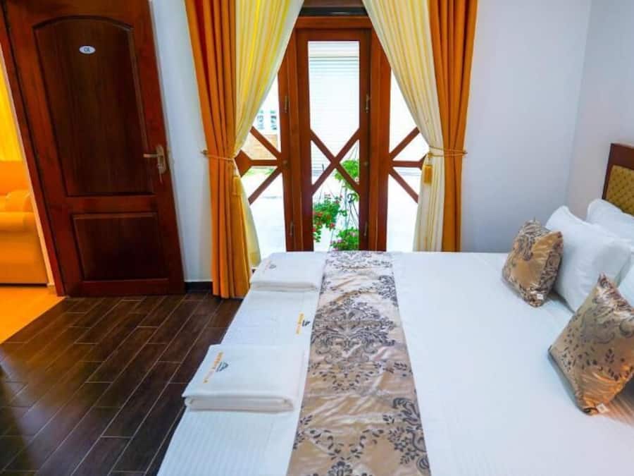 Kamar Double Comfort, pemandangan kebun | Meja kerja dan Wi-Fi gratis