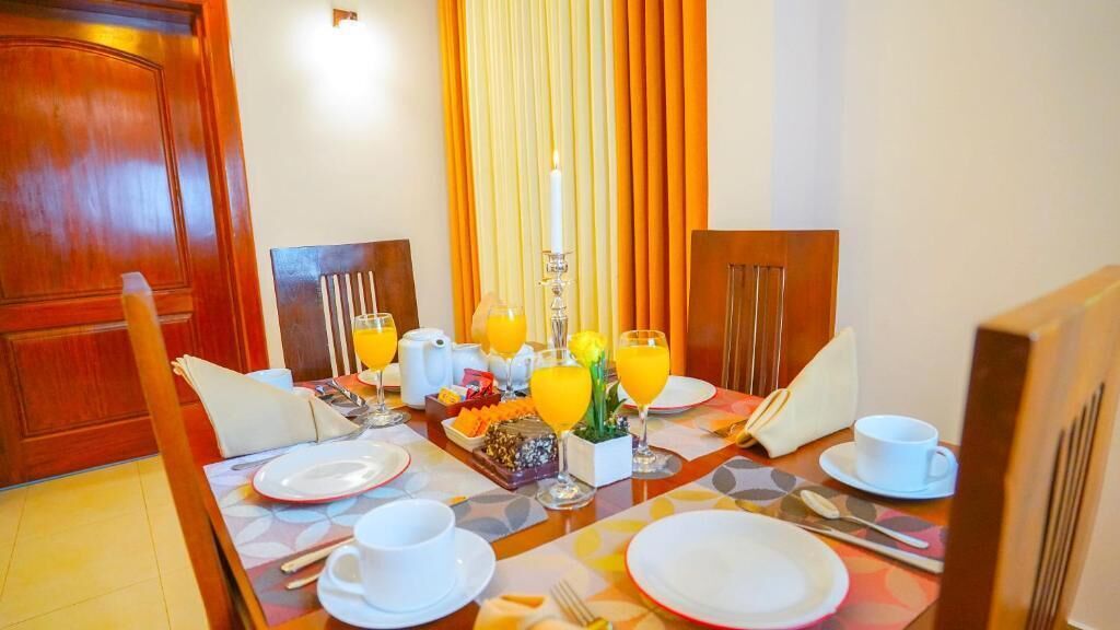 Daily English breakfast (USD 6 per person)