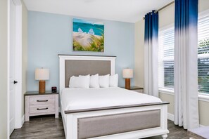 3 bedrooms, in-room safe, iron/ironing board, free WiFi