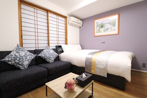 2 室のベッドルーム、WiFi、ベッドシーツ