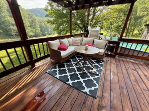 Terrace/patio - The Cryptid Ranch - 4 Bedroom Cryptid Themed Home Close to Amenities (Exchange)
