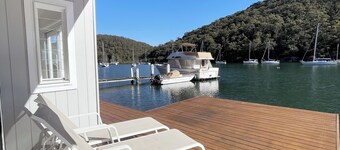 Waterfront Boathouse Stay with Open Deck and Views