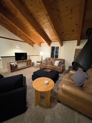 TV connectée, cheminée