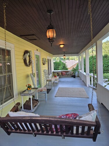 Spacious, historic country home on 8 scenic acres. Just 30 minutes to Asheville!