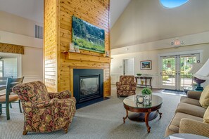 TV, fireplace, DVD player, table tennis