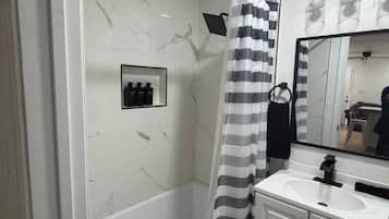 Towels, soap, toilet paper