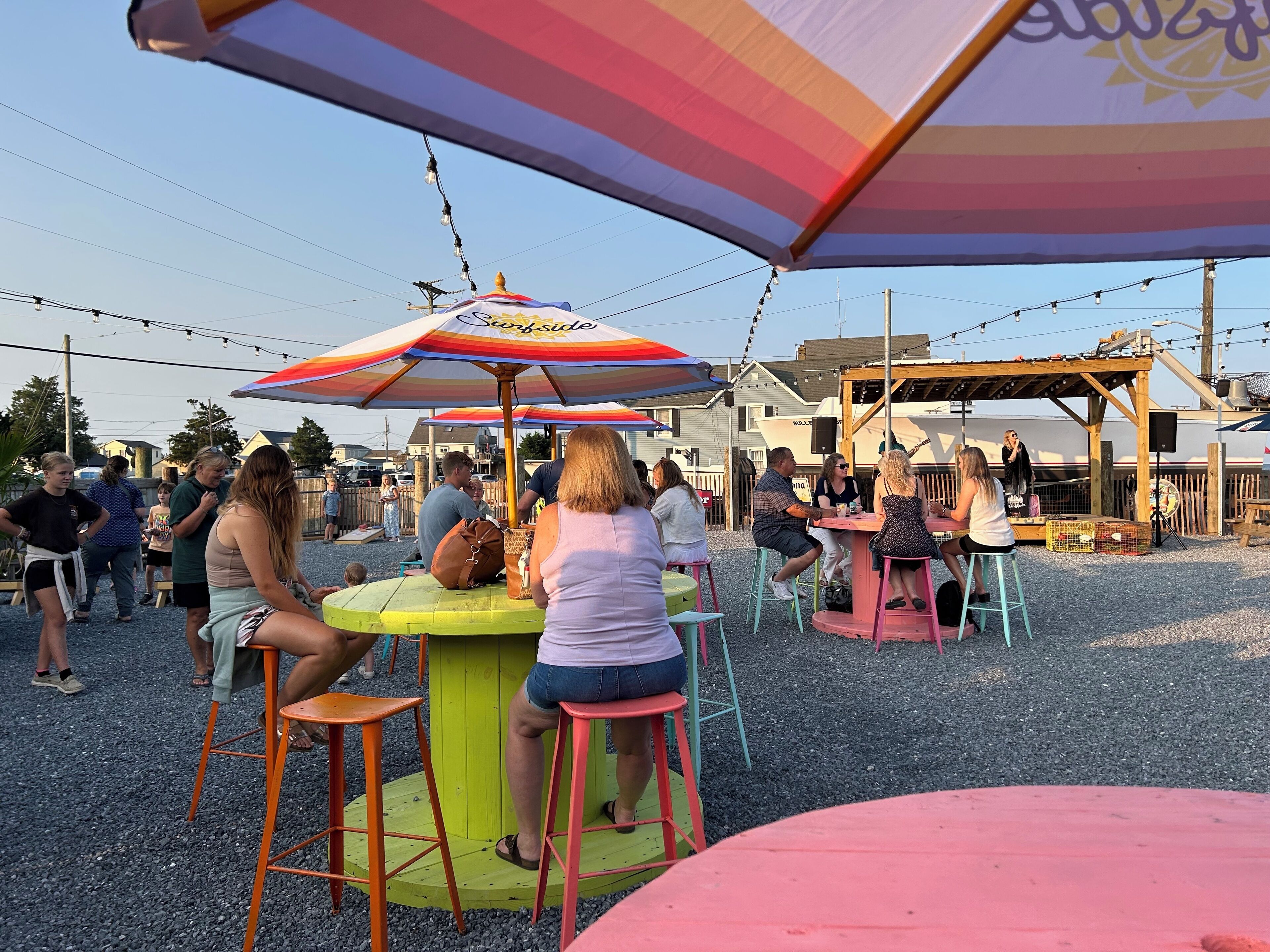 Opções para refeição ao ar livre