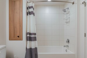 Hair dryer, towels