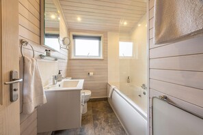 Douche, serviettes fournies