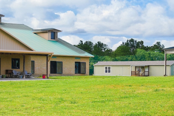 Ranch barn lobby and Bunkhouse