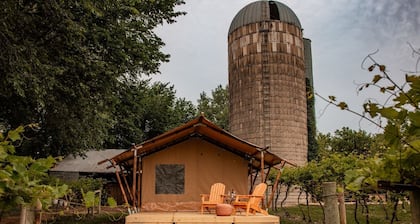 Sip and Stay, Glamping at Painted Prairie Vineyard