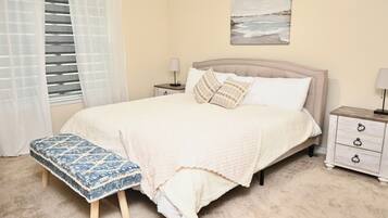 3 bedrooms, iron/ironing board, WiFi, bed sheets