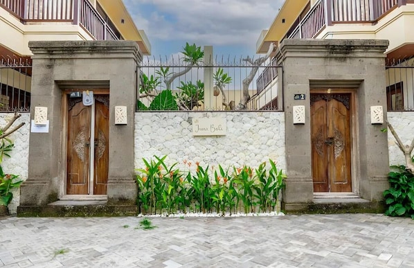 Façade de l’hébergement