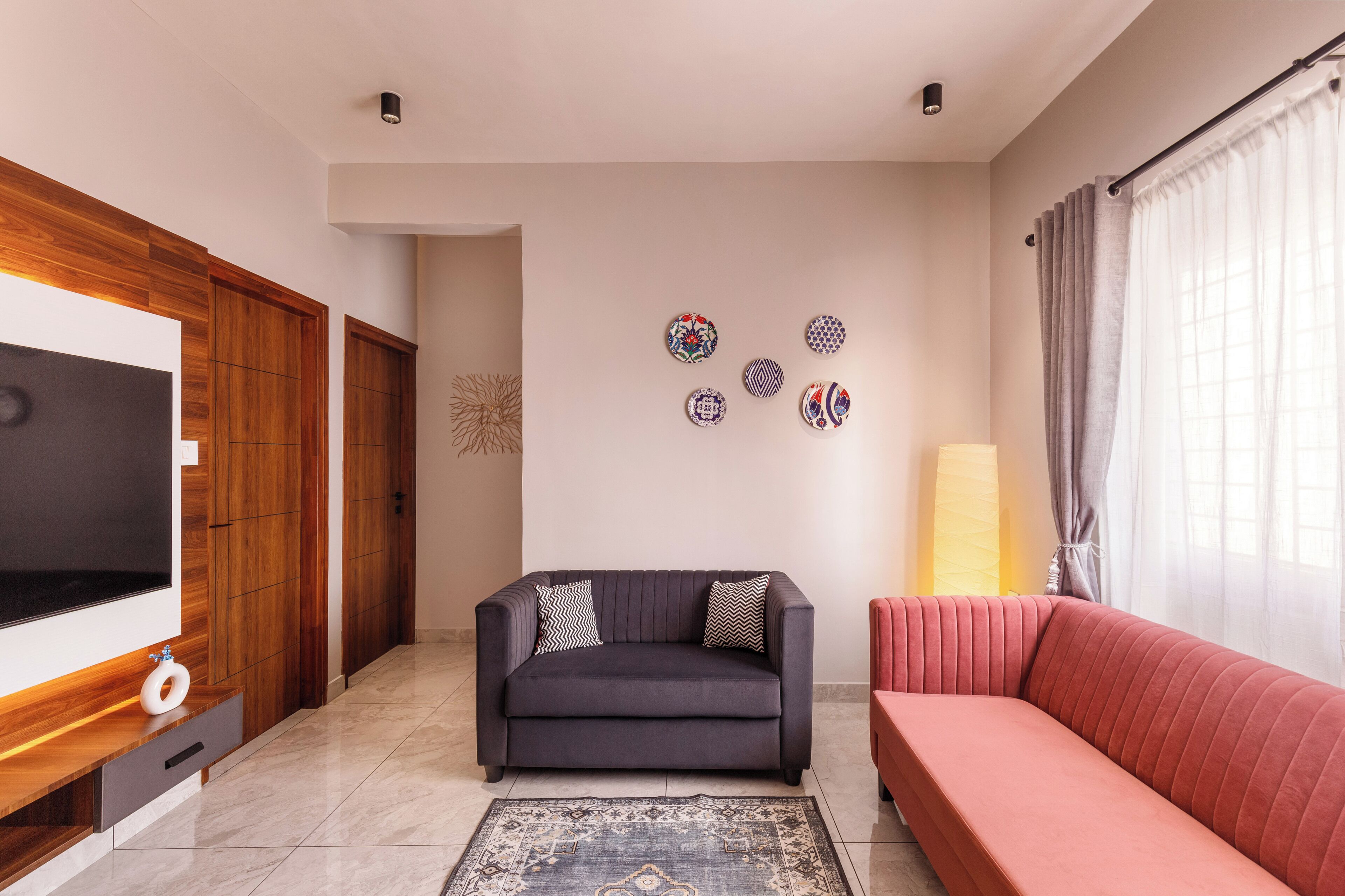 Apartamento (2 Bedrooms) | Área de estar | TV