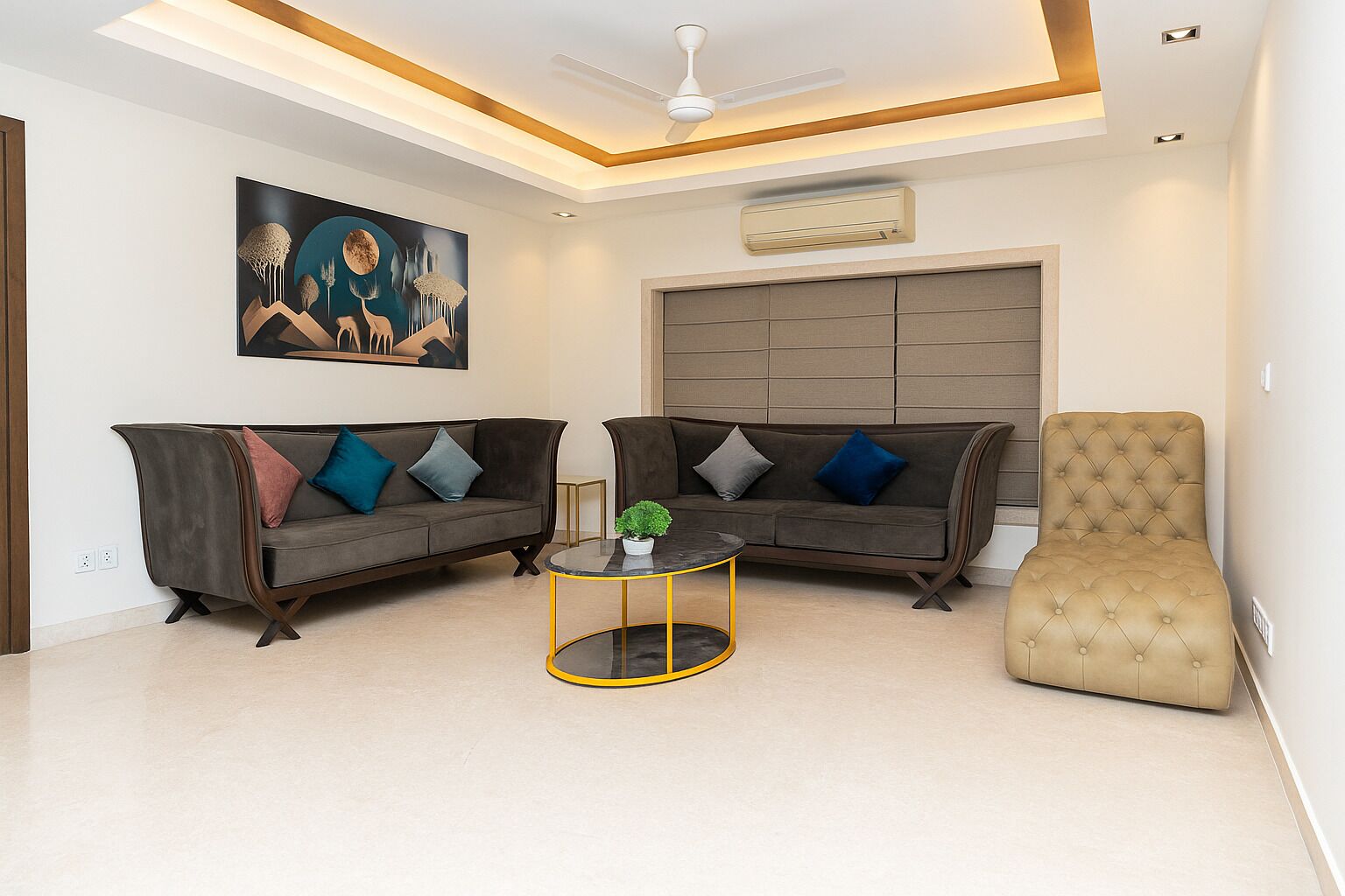 Apartment (2 Bedrooms) | Living area | TV