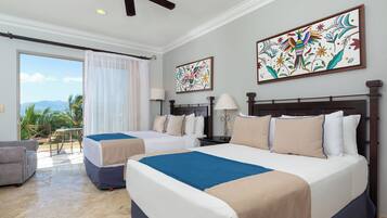 Appart'hÎtel Signature, 3 chambres, vue océan, en front de mer | Décoration personnalisée, ameublement personnalisé