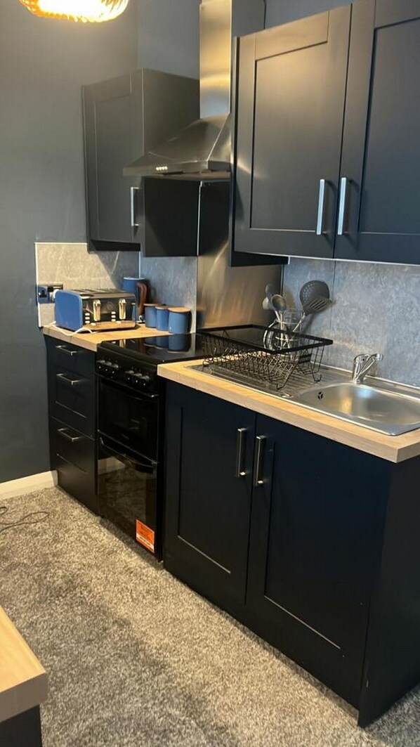 อพาร์ทเมนท์ | ครัวส่วนตัว | เตาประกอบอาหาร