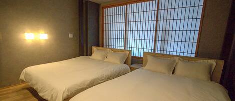 家庭公寓客房, 2 張加大雙人床, 非吸煙房 | 免費 Wi-Fi、床單