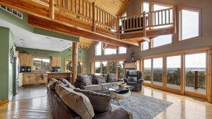 TV, fireplace - Eagles Landing Lodge (Lead)