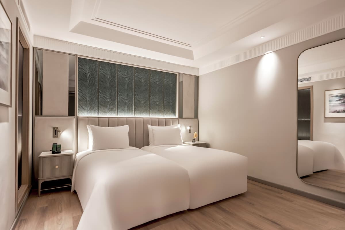 Superior Double or Twin Room | Minibar, in-room safe, desk, laptop workspace