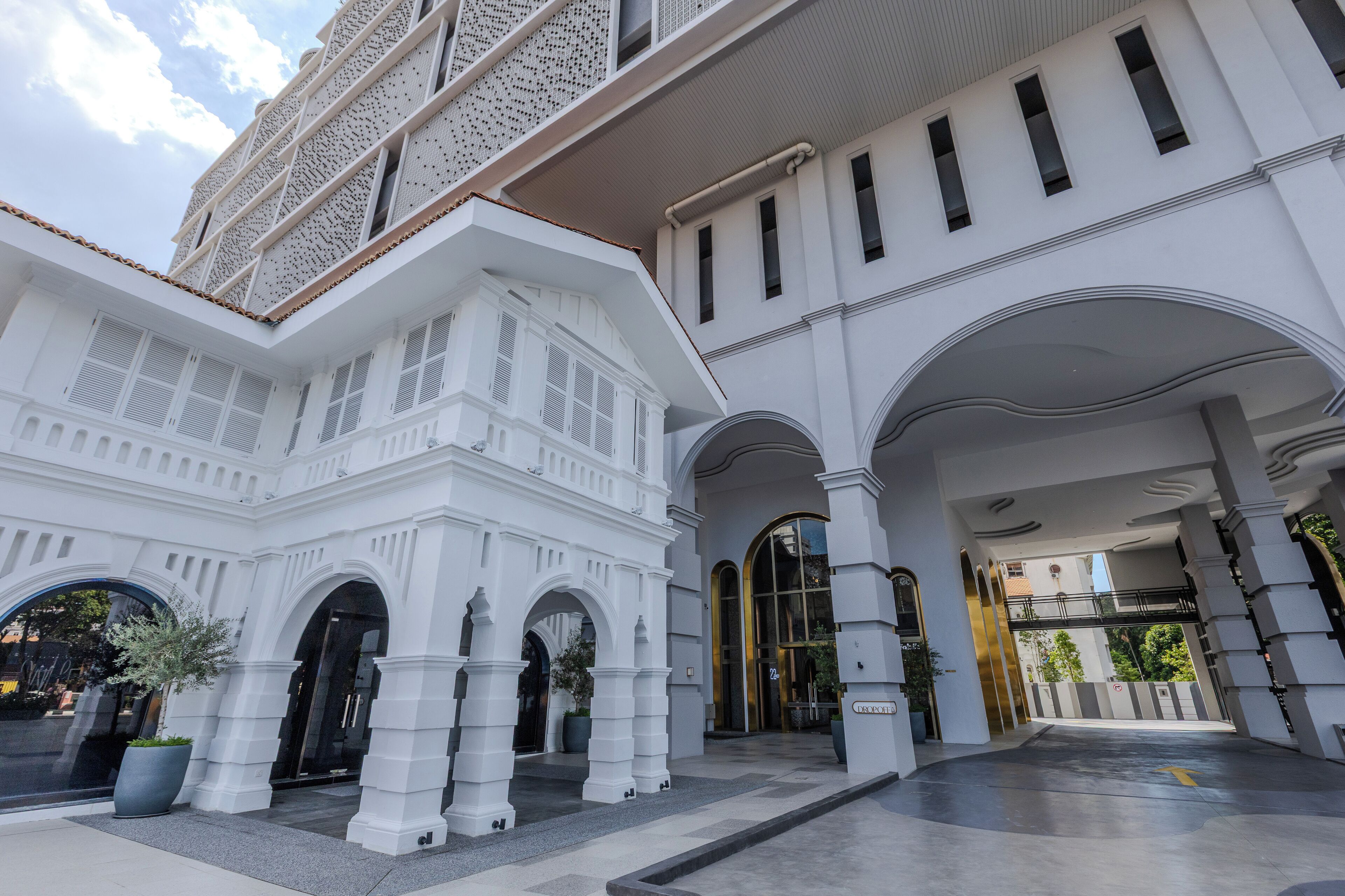 Façade de l’hébergement