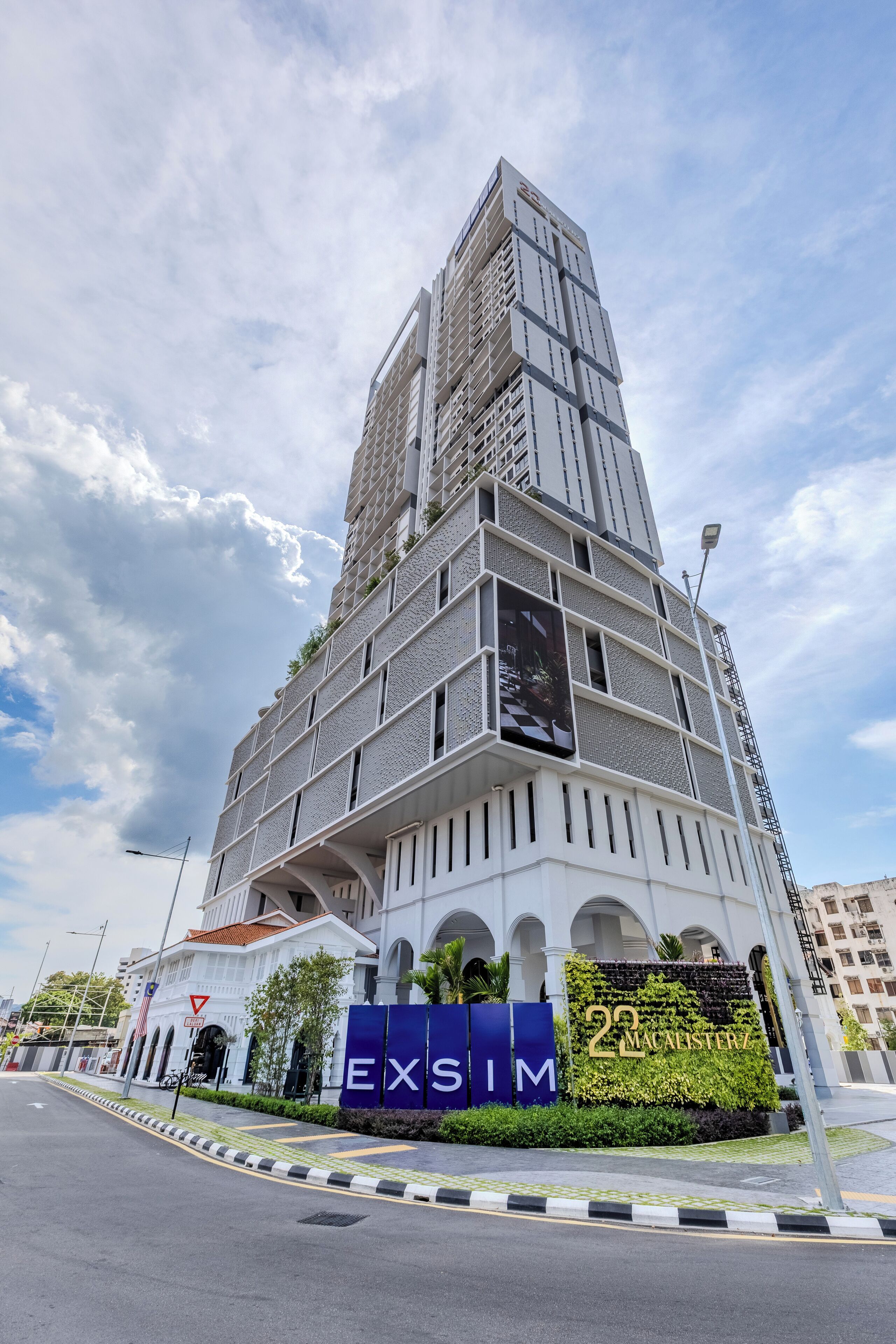 Façade de l’hébergement