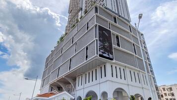 Majoituspaikan julkisivu