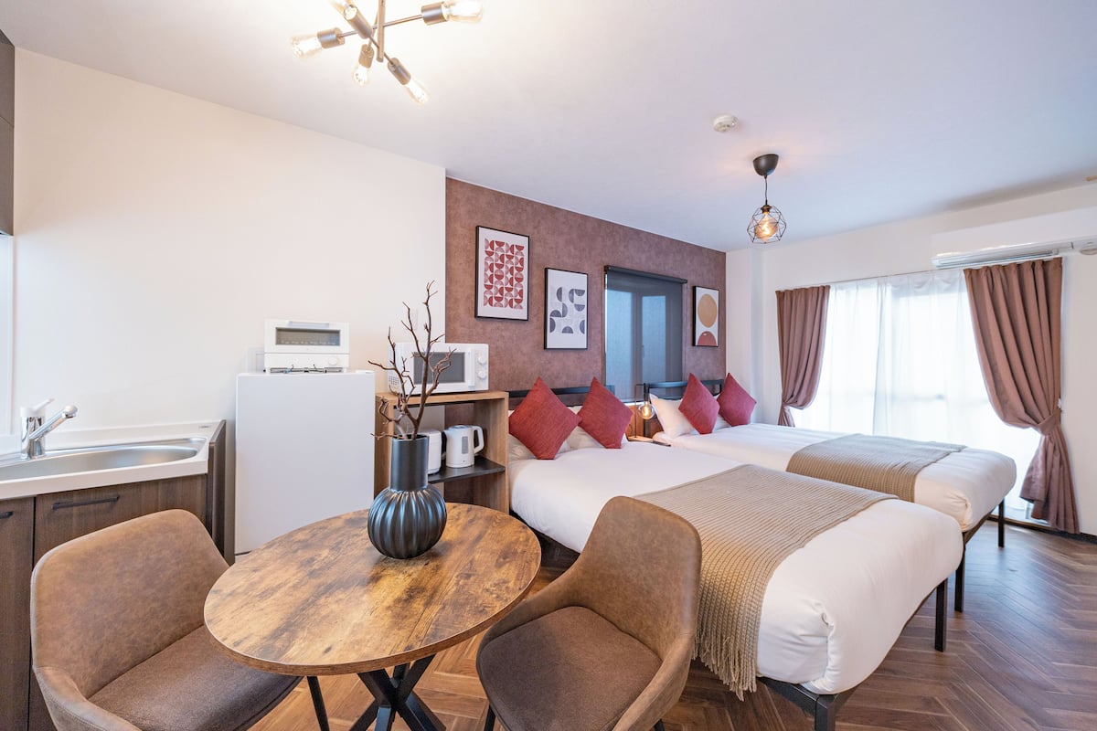 Appartement, niet-roken, balkon (Logements Tengachaya 502) | Verduisterende gordijnen, een strijkplank/strijkijzer, gratis wifi