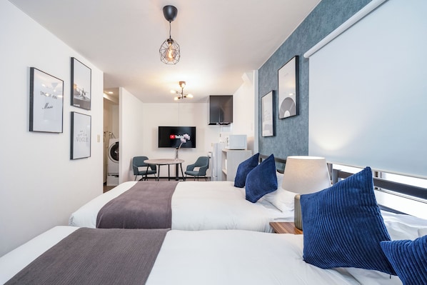 Appartement, niet-roken, balkon (Logements Tengachaya 402) | Verduisterende gordijnen, een strijkplank/strijkijzer, gratis wifi