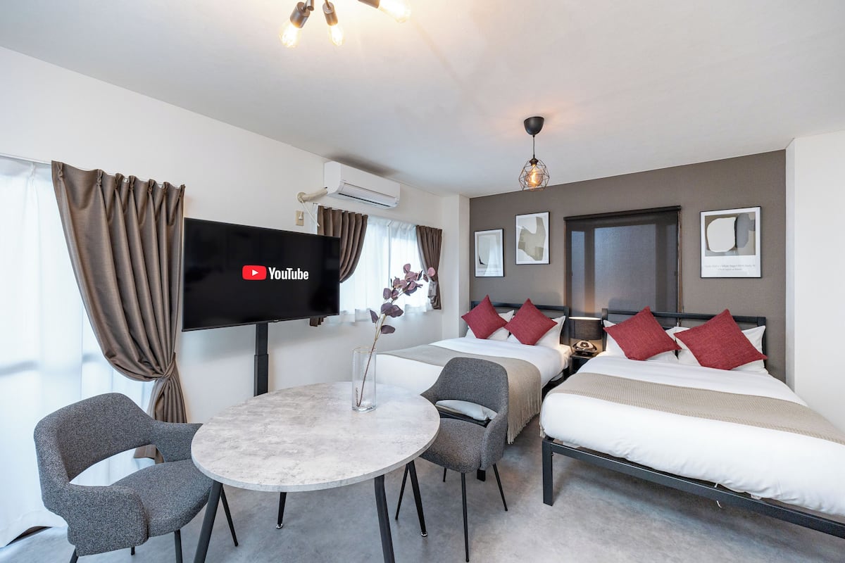Appartement, niet-roken, balkon (Logements Tengachaya 301) | Verduisterende gordijnen, een strijkplank/strijkijzer, gratis wifi