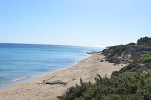 Beach - Seafront Juniper apartment with large veranda, 20m from the crystal clear sea. (Puglia)