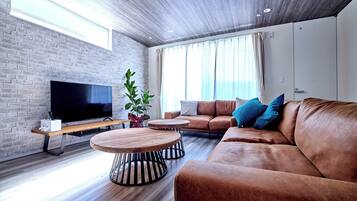 Rom, 3 soverom, ikke-røyk, fjellutsikt (A) | Oppholdsrom