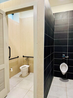 Towels, soap, toilet paper