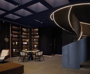 Sitteområde i lobbyen