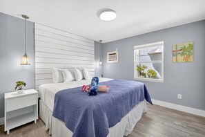 2 bedrooms, iron/ironing board, travel crib, WiFi