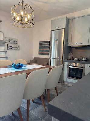 Apartment, 2 Bedrooms, Sea View | Private kitchen | Electric kettle
